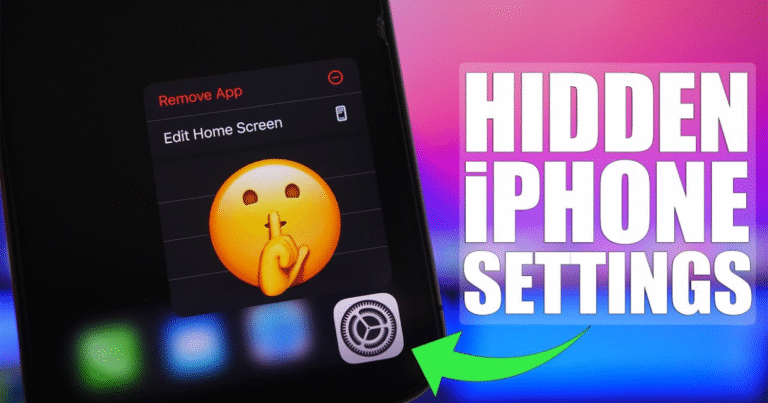 Hidden iPhone Settings